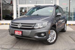 Used 2015 Volkswagen Tiguan NAV PANO ROOF HEATED SEATS WE FINANCE ALL CREDIT for sale in London, ON