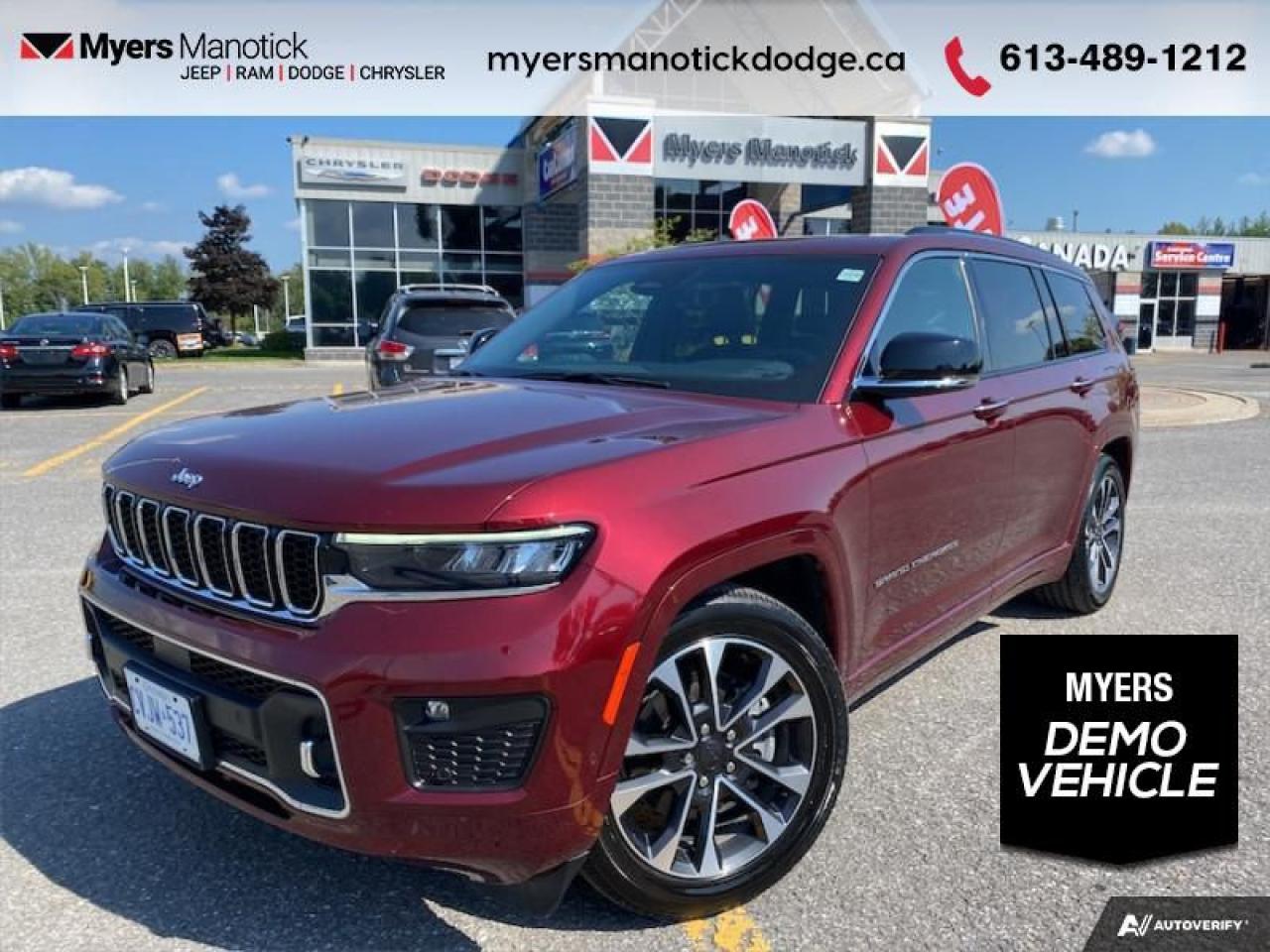 Used 2022 Jeep Grand Cherokee L Overland   HEMI -  AMAZING FOR WHOLE FAMILY! for sale in Ottawa, ON