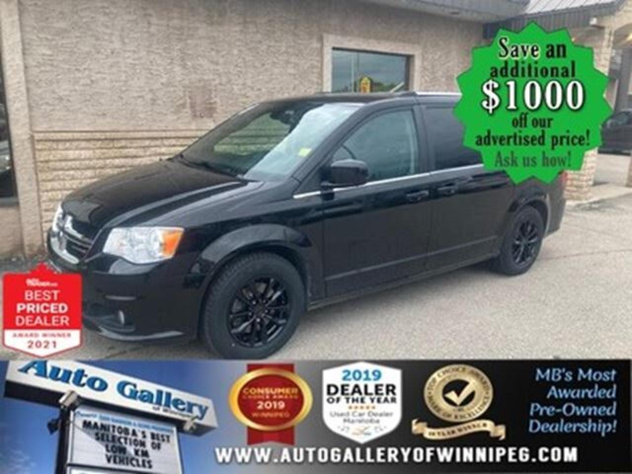 Used 2019 Dodge Grand Caravan SXT Premium Plus* Navigation/SXM/Reverse Camera for sale in Winnipeg, MB
