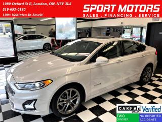 Used 2019 Ford Fusion Titanium Hybrid+GPS+Cooled Seats+Tech PKG for sale in London, ON