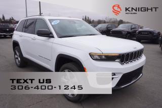 New 2022 Jeep Grand Cherokee Limited | Heated Seats | Heated Steering Wheel | Moonroof | Back Up Camera for sale in Weyburn, SK