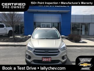Used 2017 Ford Escape Titanium TITANIUM**AWD**LOCAL TRADE**LEATHER**HEATED SEATS* for sale in Tilbury, ON