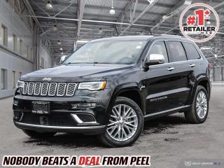 Used 2017 Jeep Grand Cherokee Summit*New Tires/Brakes*GPS*Vented Seats*PanoSunro for sale in Mississauga, ON