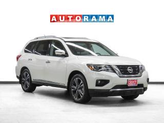 Used 2017 Nissan Pathfinder PLATINUM 4WD Navi DVD Leather Sunroof Power Hatch for sale in Toronto, ON