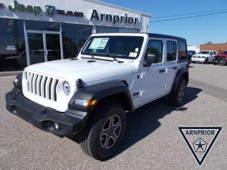 New 2022 Jeep Wrangler Unlimited Sport S for sale in Arnprior, ON