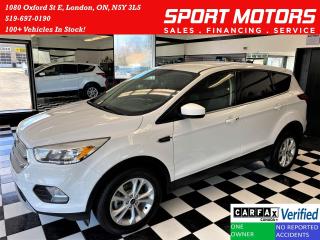 Used 2019 Ford Escape SE+Apple Carplay+Heated Seats+Camera+CLEAN CARFAX for sale in London, ON