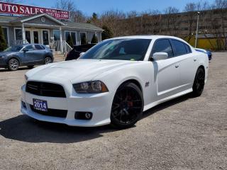 <p class=MsoNormal><span style=font-size: 13.5pt; line-height: 107%; font-family: Segoe UI,sans-serif; color: black;>BEAUTIFULLY BUILT LUXURIOUS 470 HORSEPOWER WHITE ON RED DODGE CHARGER W/ THE RARE SRT8 TRIM PACKAGE, EQUIPPED W/ THE POWERFUL V8 6.4L HEMI ENGINE, LOADED W/ RED LEATHER/HEATED/VENTED, POWER, MEMORY SEATS, HEATED STEERING WHEEL, HEATED SIDE VIEW MIRRORS, UPGRADED PREMIUM SOUND SYSTEM, KEYLESS/PROXIMITY ENTRY, PUSH BUTTON START, BLUETOOTH CONNECTION, POWER MOONROOF, FACTORY REMOTE CAR START, RADAR CRUISE CONTROL, REAR-VIEW CAMERA W/ PARK ASSIST SENSORS, TINTED WINDOWS, SPOILER, FOG LIGHTS, WARRANTY AND MUCH MORE!!</span><span style=font-family: Segoe UI, sans-serif; font-size: 13.5pt;> This vehicle comes certified with all-in pricing excluding HST tax and licensing. Also included is a complimentary 36 days complete coverage safety and powertrain warranty, and one year limited powertrain warranty. Please visit our website at www.bossauto.ca today!</span></p><p class=MsoNormal> </p><p> </p>