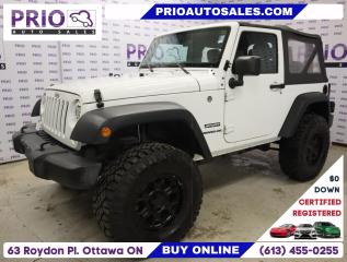 Used 2016 Jeep Wrangler 4WD 2dr Sport for sale in Ottawa, ON