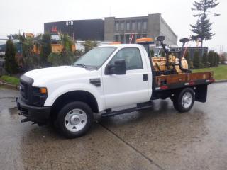Used 2008 Ford F-350 SD XL 4WD 9 Foot Flat Deck With Plow for sale in Burnaby, BC