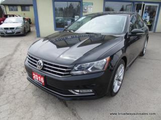 Used 2016 Volkswagen Passat LOADED SEL-PREMIUM-MODEL 5 PASSENGER 1.8L - DOHC.. NAVIGATION.. LEATHER.. HEATED SEATS.. POWER SUNROOF.. BACK-UP CAMERA.. BLUETOOTH SYSTEM.. for sale in Bradford, ON