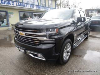 Used 2020 Chevrolet Silverado 1500 LOADED HIGH-COUNTRY-EDITION 5 PASSENGER 5.3L - V8.. 4X4.. CREW-CAB.. SHORTY.. NAVIGATION.. LEATHER.. HEATED/AC SEATS.. SUNROOF.. BACK-UP CAMERA.. for sale in Bradford, ON