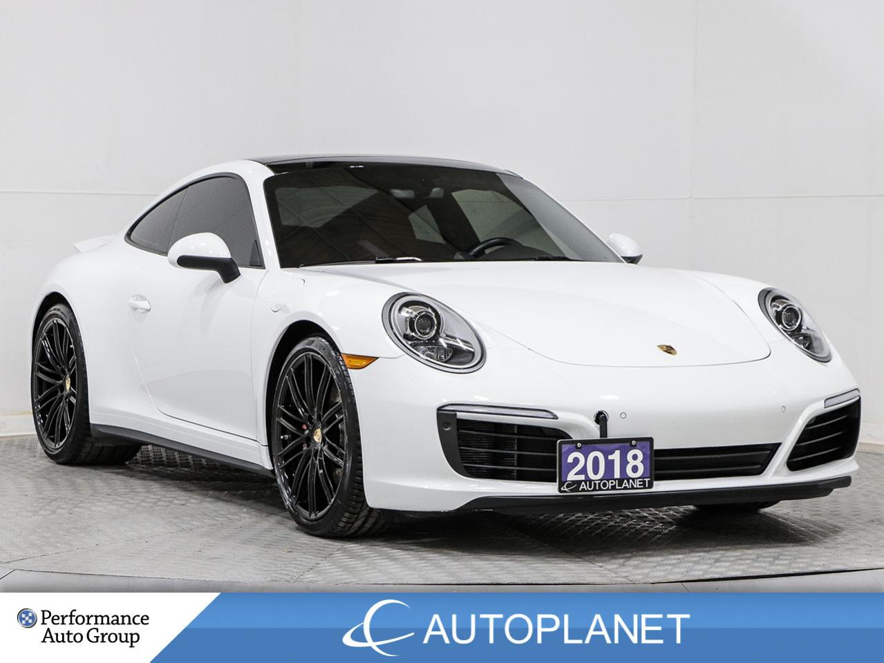 Used 2018 Porsche 911 Carrera 4S AWD, Coupe, Sport Chrono Pkg, Low Kms! for sale in Brampton, ON