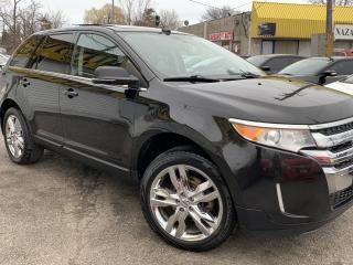 Used 2013 Ford Edge Limited/AWD/NAVI/CAMERA/LEATHER/ROOF/P.SEAT/ALLOYS for sale in Scarborough, ON