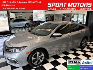 Used 2019 Honda Civic LX+LaneKeep+Adaptive Cruise+ApplePlay+CLEAN CARFAX for sale in London, ON