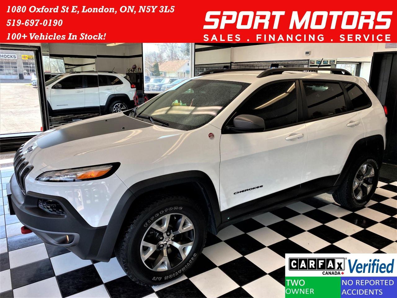 2015 Jeep Cherokee Trailhawk 4x4 V6+GPS+Camera+Bluetooth+CLEAN CARFAX - Photo #1