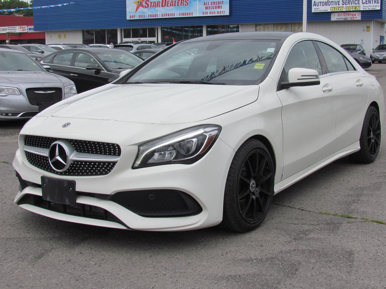 Used 2018 Mercedes-Benz CLA-Class NAV LEATHER PANO ROOF LOADED WE FINANCE ALL CREDIT for sale in London, ON