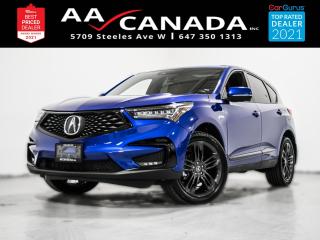 Used 2020 Acura RDX A-Spec | ACCIDENT FREE | RED LEATHER | for sale in North York, ON