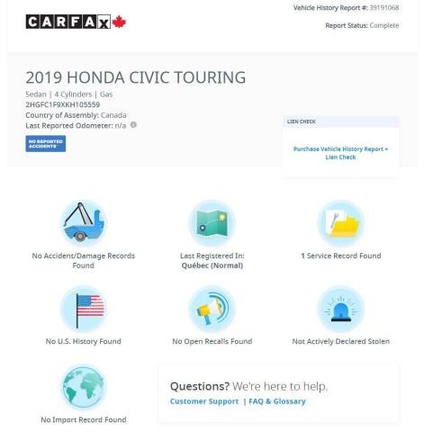 2019 Honda Civic Touring+Leather+Roof+WirelessCharging+CLEAN CARFAX Photo13