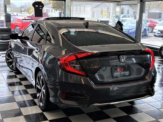 2019 Honda Civic Touring+Leather+Roof+WirelessCharging+CLEAN CARFAX Photo14