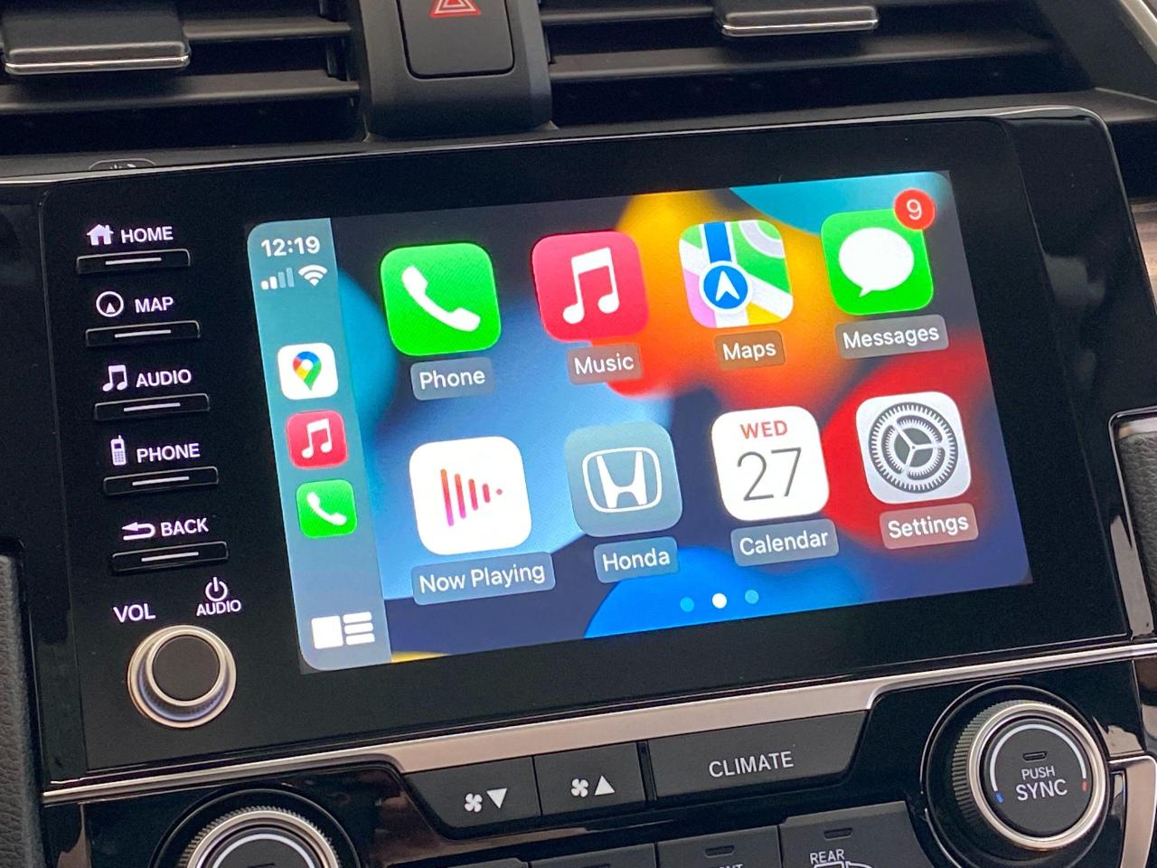 2019 Honda Civic Touring+Leather+Roof+WirelessCharging+CLEAN CARFAX Photo100