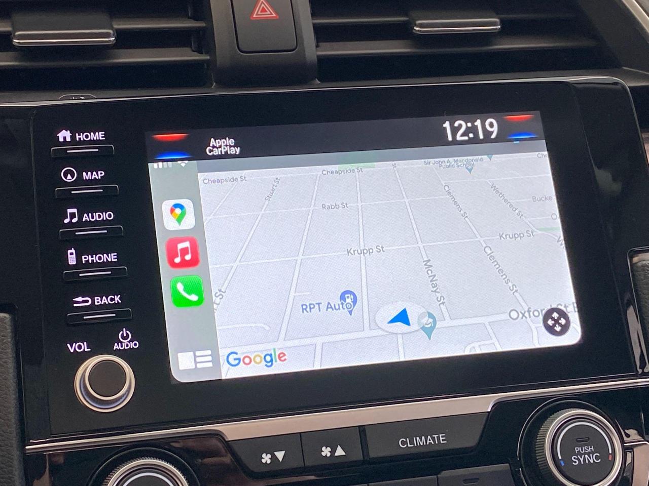 2019 Honda Civic Touring+Leather+Roof+WirelessCharging+CLEAN CARFAX Photo102