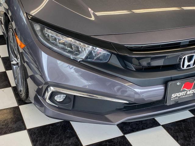 2019 Honda Civic Touring+Leather+Roof+WirelessCharging+CLEAN CARFAX Photo39