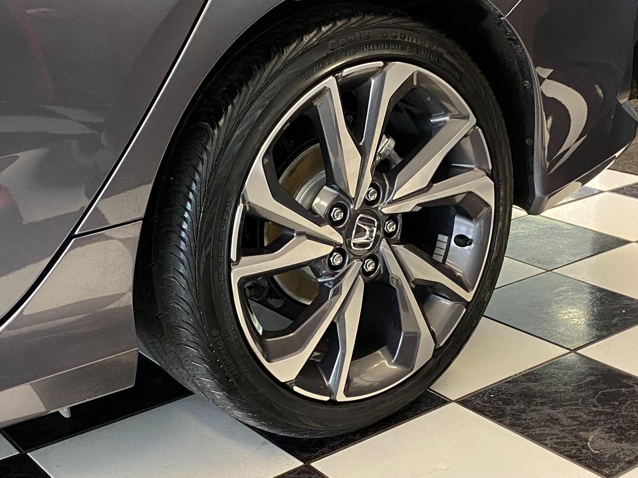2019 Honda Civic Touring+Leather+Roof+WirelessCharging+CLEAN CARFAX Photo128
