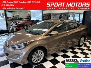 Used 2015 Hyundai Elantra Sport Appearance+Roof+New Brakes+CLEAN CARFAX for sale in London, ON