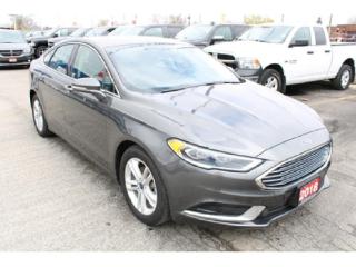 Used 2018 Ford Fusion LEATHER SUNROOF LOADED WE FINANCE ALL CREDIT for sale in London, ON