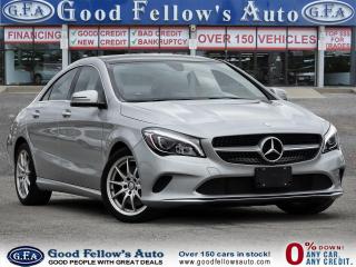 2018 Mercedes-Benz CLA250 4MATIC, REARVIEW CAMERA, NAVIGATION, PANORAMA ROOF