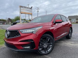 Used 2020 Acura RDX A-Spec Performance Pearl Red! NAV! Absolutely Loaded! for sale in Kemptville, ON