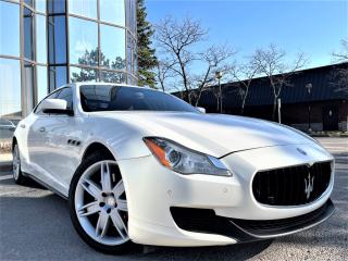 Used 2015 Maserati Quattroporte Q4|V6|AWD|LEATHER SEATS|PADDLE-SHIFTERS|ALLOYS|SUNROOF for sale in Brampton, ON