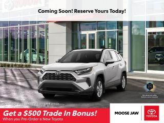 New 2022 Toyota RAV4 XLE Reserve Yours Today! for sale in Moose Jaw, SK