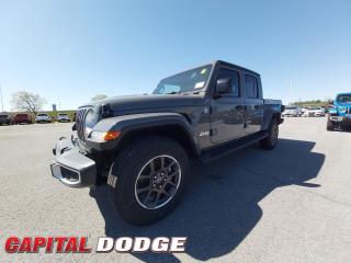 This Jeep Gladiator delivers a Regular Unleaded V-6 3.6 L engine powering this Automatic transmission. TRANSMISSION: 8-SPEED AUTOMATIC -inc: GPEC 5 Engine Controller, Tip Start, Transmission Skid Plate, Selec-Speed Control, TRAILER TOW PACKAGE -inc: Class IV Hitch Receiver, Heavy-Duty Engine Cooling, 240-Amp Alternator, TIRES: 255/70R18 BSW ALL-SEASON (STD).*This Jeep Gladiator Comes Equipped with These Options *QUICK ORDER PACKAGE 24G OVERLAND -inc: Engine: 3.6L Pentastar VVT V6 w/ESS, Transmission: 8-Speed Automatic , REMOTE START SYSTEM, GVWR: 2630 KG (5800 LBS) (STD), ENGINE: 3.6L PENTASTAR VVT V6 W/ESS (STD), COLD WEATHER GROUP -inc: Heated Steering Wheel, Front Heated Seats, BLACK, LEATHER-FACED BUCKET SEATS W/OVERLAND LOGO -inc: Premium Wrapped IP Bezels, Full-Length Premium Armrests, Leather-Wrapped Park Brake Handle, Leather-Wrapped Shift Knob, Rear Seat Armrest w/Cupholders, Wheels: 18 x 7.5 Granite Crystal Aluminum, Voice Activated Dual Zone Front Automatic Air Conditioning, Variable Intermittent Wipers, Urethane Gear Shifter Material.* Why Buy From Us? *Thank you for choosing Capital Dodge as your preferred dealership. We have been helping customers and families here in Ottawa for over 60 years. From our old location on Carling Avenue to our Brand New Dealership here in Kanata, at the Palladium AutoPark. If youre looking for the best price, best selection and best service, please come on in to Capital Dodge and our Friendly Staff will be happy to help you with all of your Driving Needs. You Always Save More at Ottawas Favourite Chrysler Store* Visit Us Today *For a must-own Jeep Gladiator come see us at Capital Dodge Chrysler Jeep, 2500 Palladium Dr Unit 1200, Kanata, ON K2V 1E2. Just minutes away!