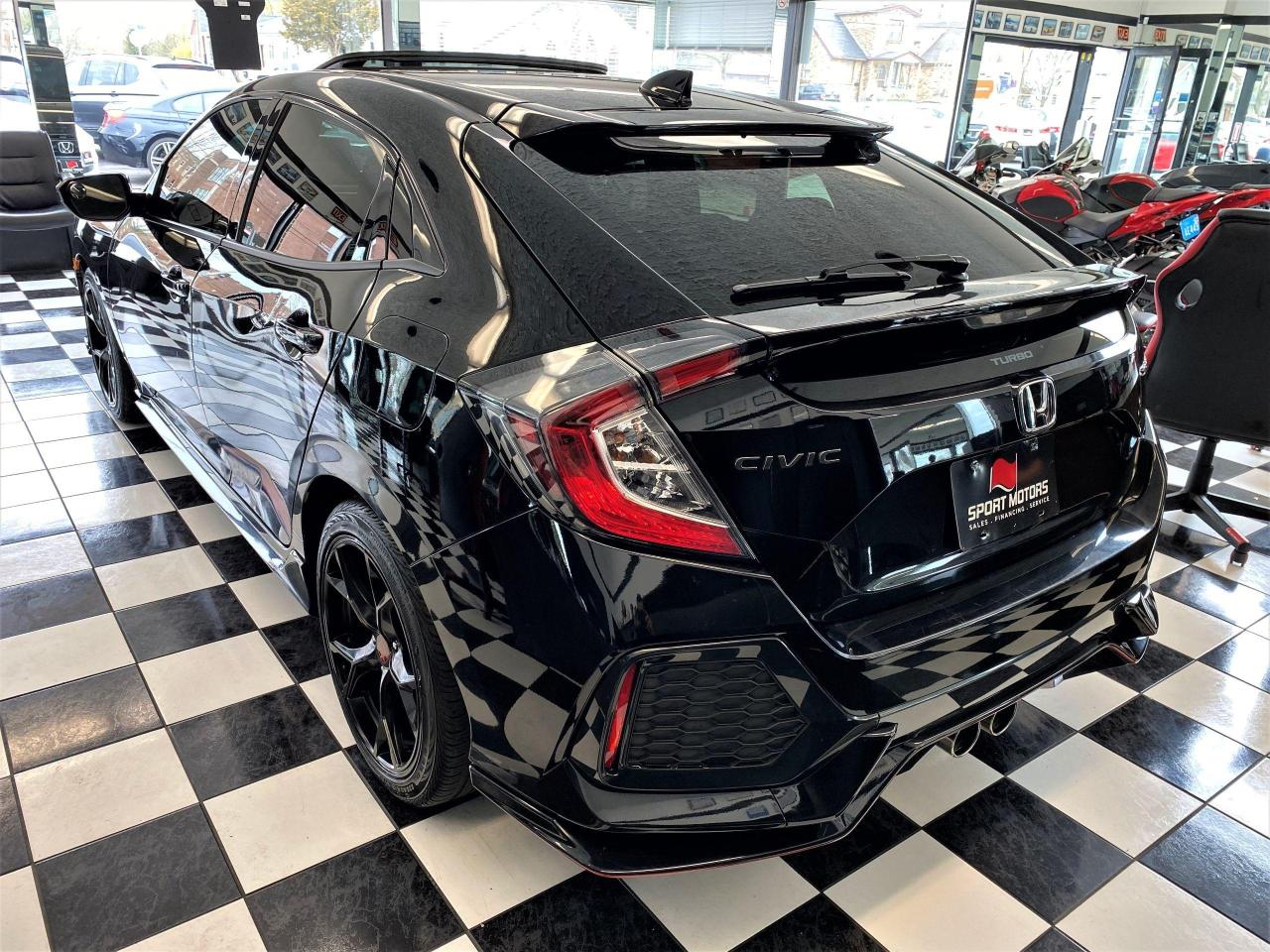 2018 Honda Civic Sport Hatch Turbo+Roof+Lane Keep+CLEAN CARFAX - Photo #2