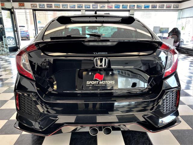 2018 Honda Civic Sport Hatch Turbo+Roof+Lane Keep+CLEAN CARFAX Photo3