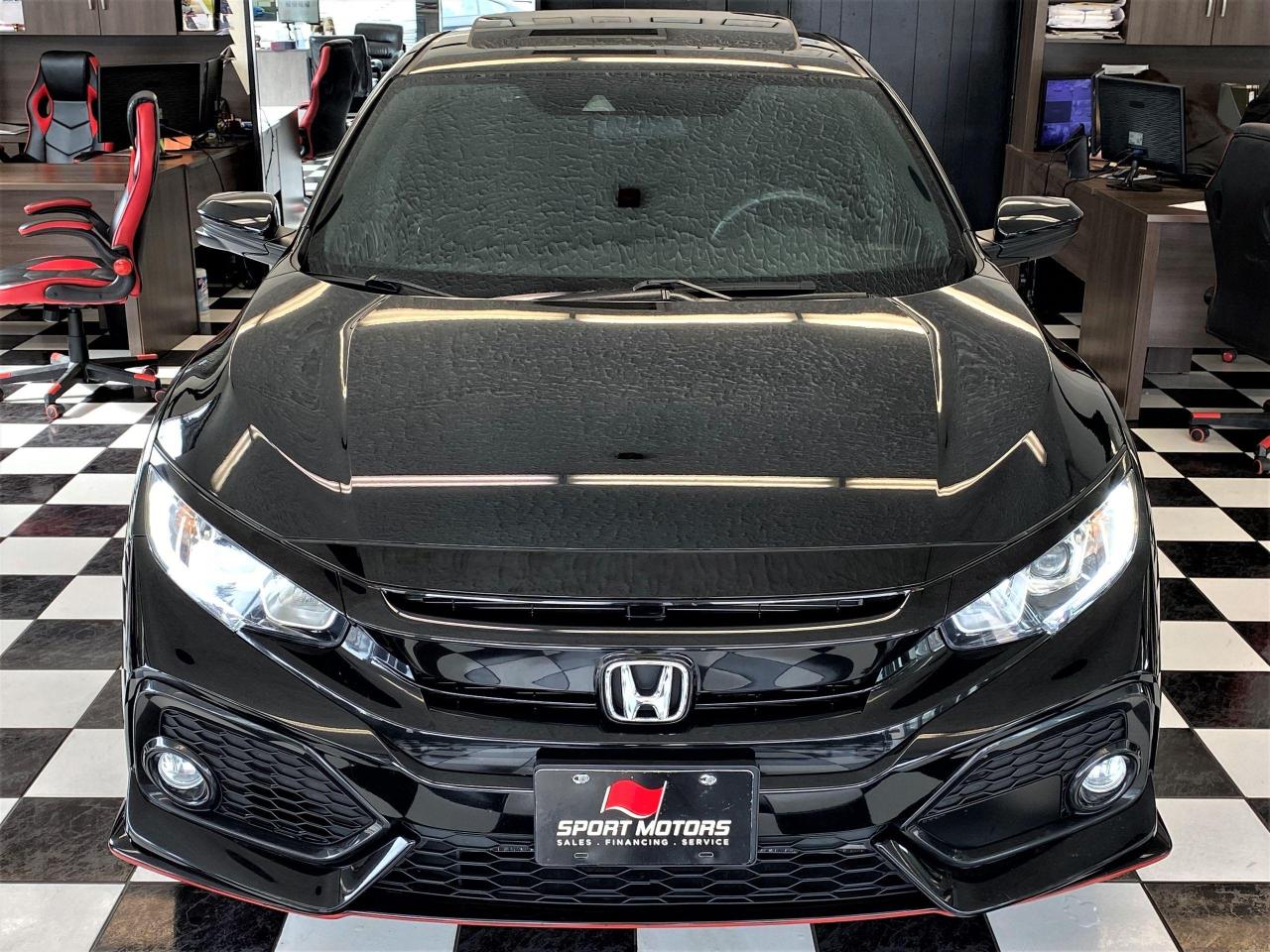 2018 Honda Civic Sport Hatch Turbo+Roof+Lane Keep+CLEAN CARFAX - Photo #6