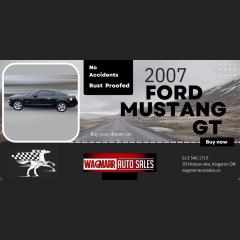 Used 2007 Ford Mustang GT for sale in Kingston, ON