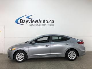 Used 2017 Hyundai Elantra - 6SPD! FULL PWR GROUP! 28,000KMS! GAS MISOR! for sale in Belleville, ON