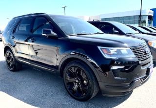 Used 2019 Ford Explorer Sport SPORT 4WD 3RD ROW LEATHER ROOF NAV LOADED LOW KMS for sale in Orillia, ON