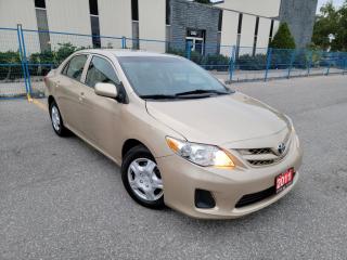 Used 2011 Toyota Corolla POWER WINDOWS,POWER LOCKS,CRUISE CONTROL,AUX,CERTIFIED for sale in Mississauga, ON
