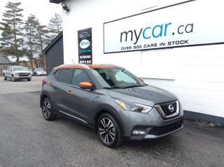 Used 2019 Nissan Kicks SR LEATHER. HEATED SEATS. BACKUP CAM. BLUETOOTH. A/C. for sale in Kingston, ON