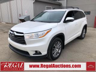 Used 2015 Toyota Highlander XLE for sale in Calgary, AB