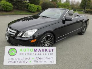 Used 2013 Mercedes-Benz E550 E550 CABRIOLET LOADED, FINANCE, WARRANTY, INSPECTED, BCAA MEMBERSHIP for sale in Surrey, BC