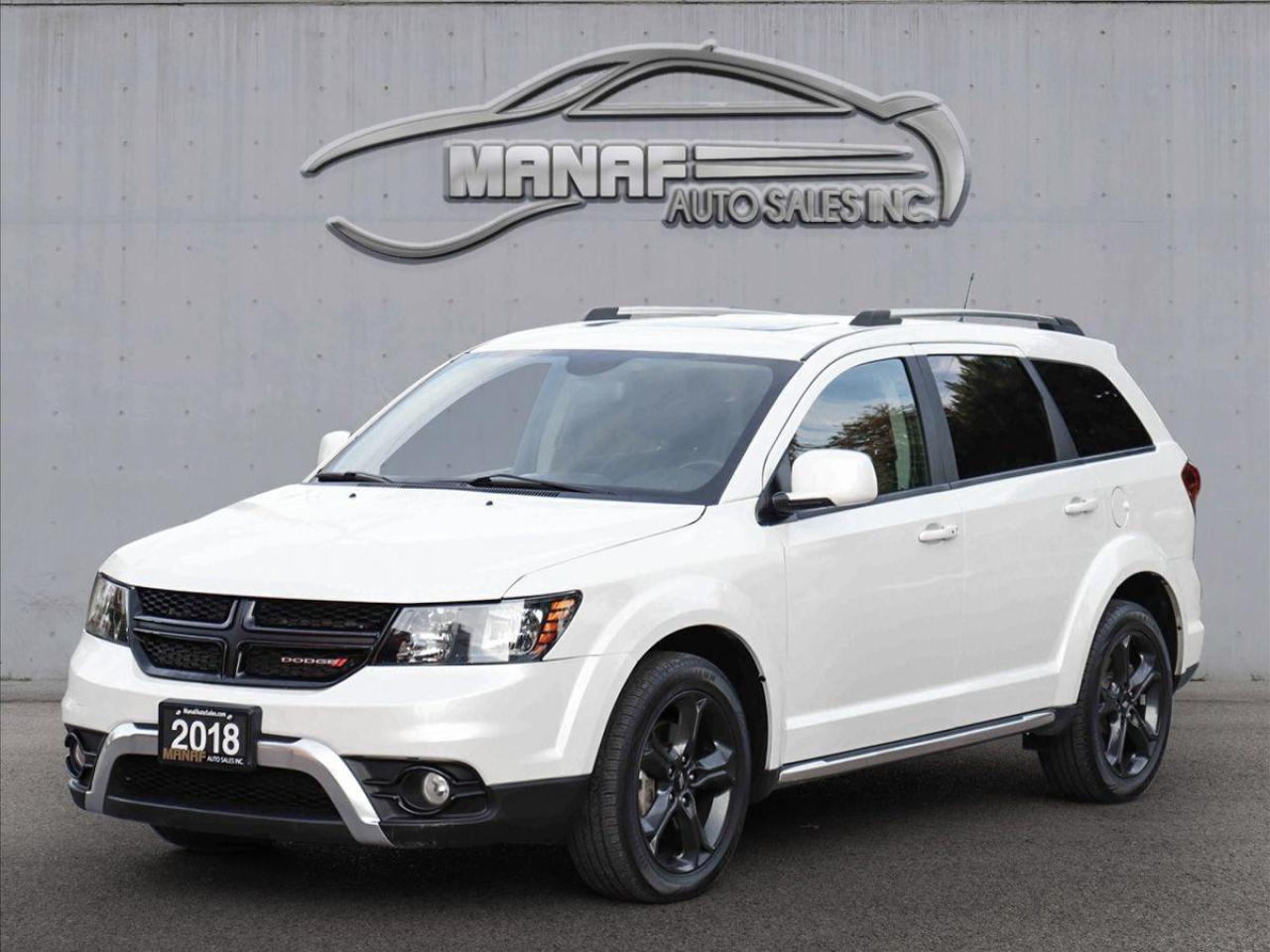 Used 2018 Dodge Journey Crossroad 7 Pass. Sunroof Navi Park Assist for sale in Concord, ON