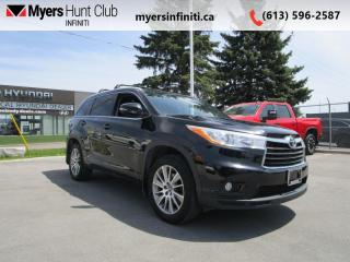 Used 2016 Toyota Highlander XLE  - Navigation -  Sunroof for sale in Ottawa, ON