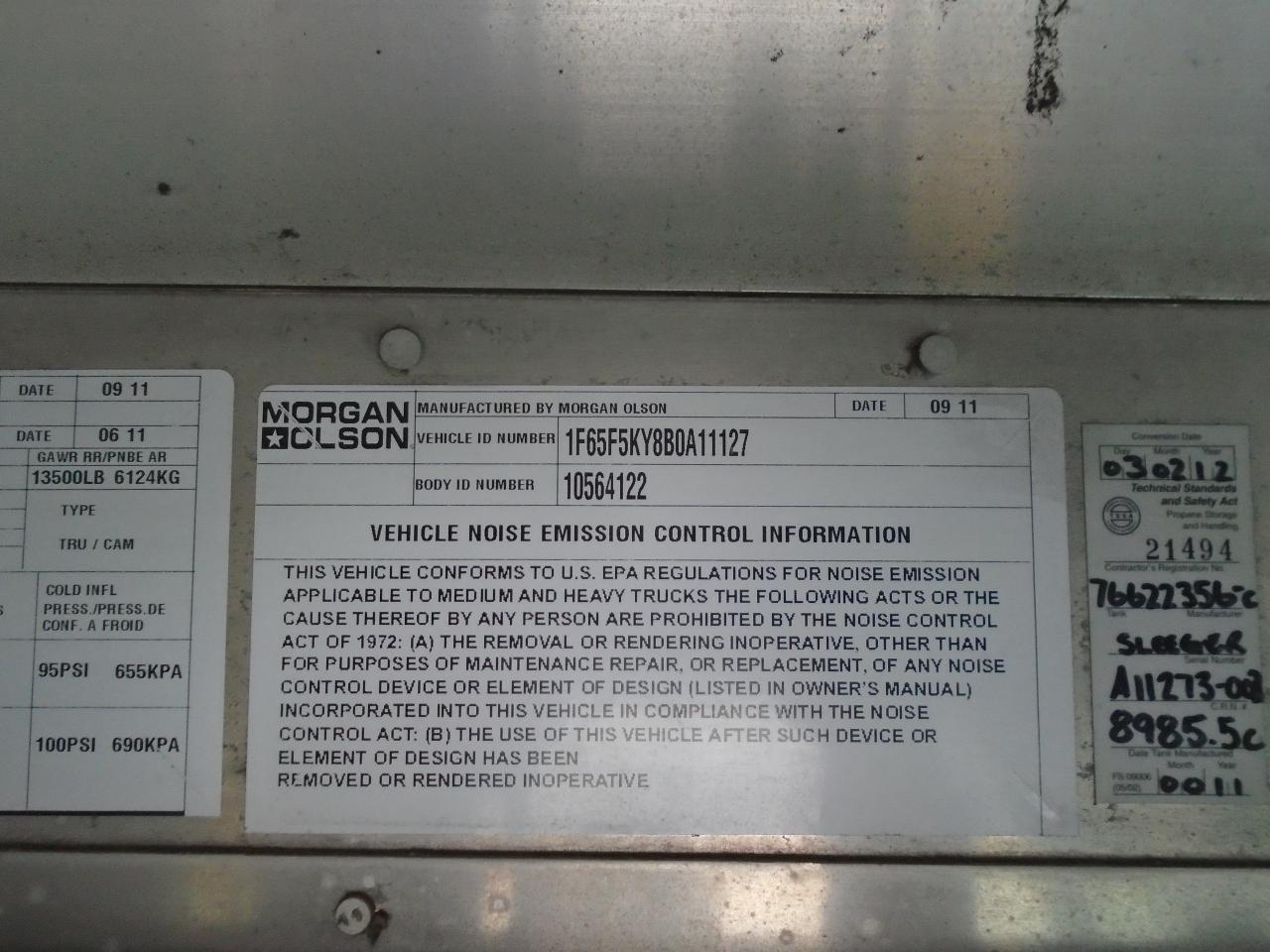 2011 Ford F-59 Commercial Stripped Chassis STEP VAN 18 FT - Photo #40