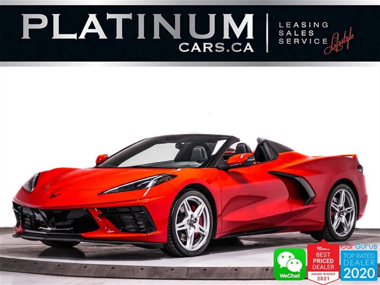 Used 2020 Chevrolet Corvette Stingray Convertible, 1LT, Z51, 495HP, NAV, BREMBO for sale in Toronto, ON