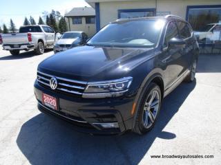Used 2020 Volkswagen Tiguan ALL-WHEEL DRIVE R-LINE-PREMIUM-MODEL 5 PASSENGER 2.0L - TURBO.. NAVIGATION.. LEATHER.. HEATED SEATS & WHEEL.. PANORAMIC SUNROOF.. POWER TAILGATE.. for sale in Bradford, ON