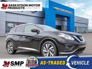 Used 2015 Nissan Murano Platinum - AWD, Leather, Rem Start  *** As Traded *** for sale in Saskatoon, SK